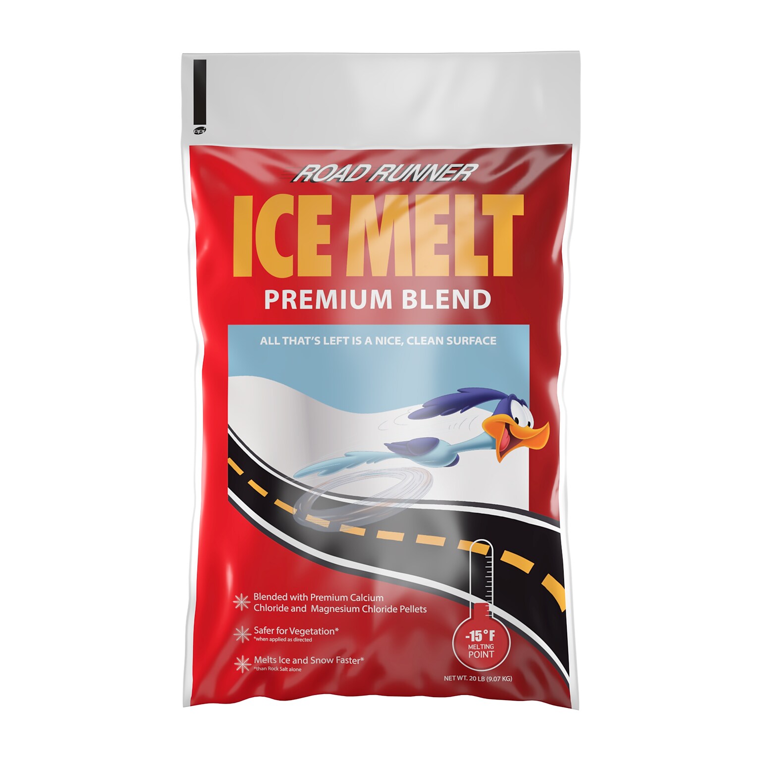 Scotwood Industries Road Runner Ice Melt Pellets, 20lbs. Bag (SWO20BRR)