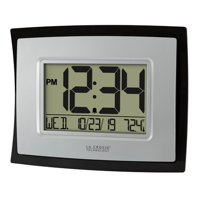 La Crosse Technology Wall/Table Clock, 6.85H x 8.66W x 0.95D (WT-8002U)