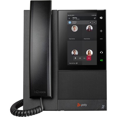 Poly CCX 505 24-Line VoIP Conference Speaker Phone, Black (849A5AA#ABA)