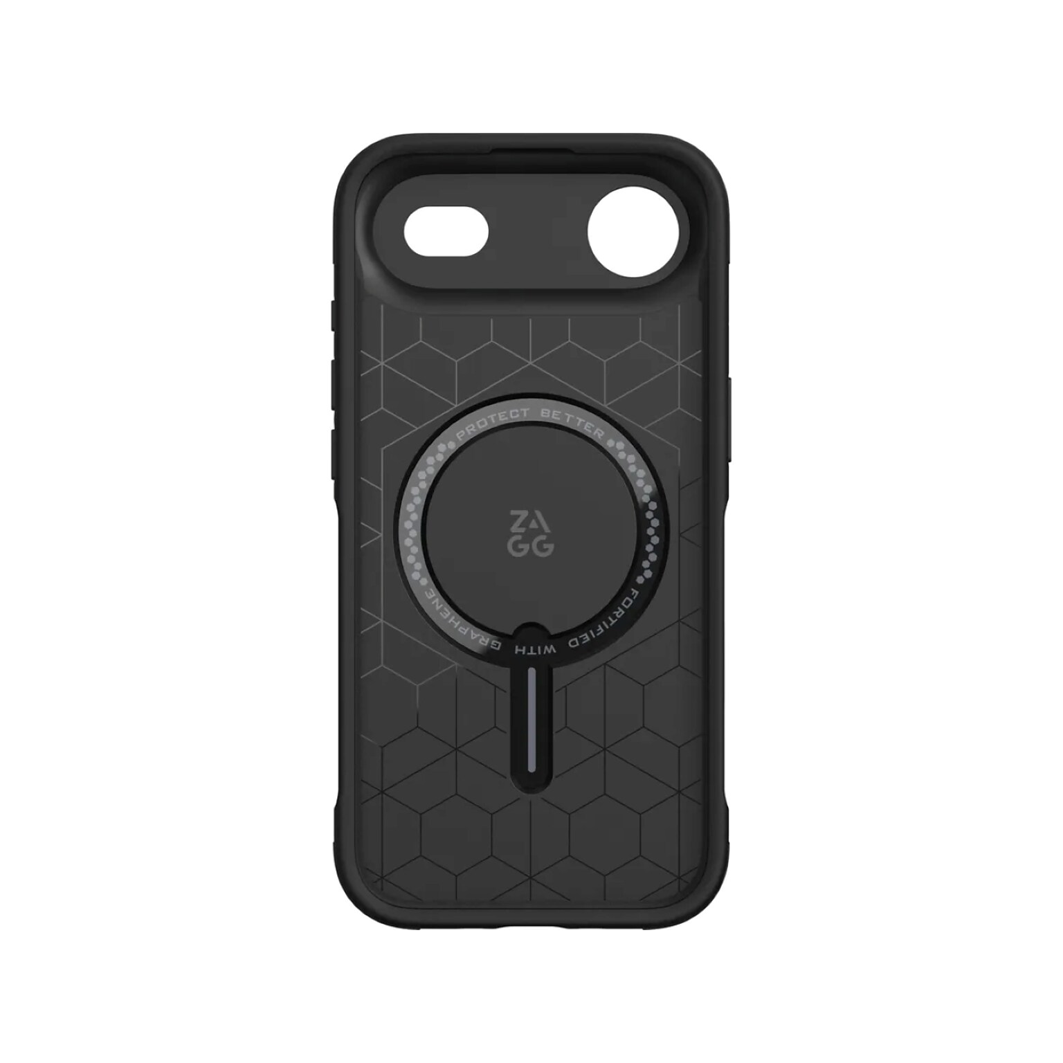 Zagg Sedona Snap MagSafe Phone Case for Apple iPhone 17 Air, Shock Absorbing Bumpers, Flood Black (702319093)