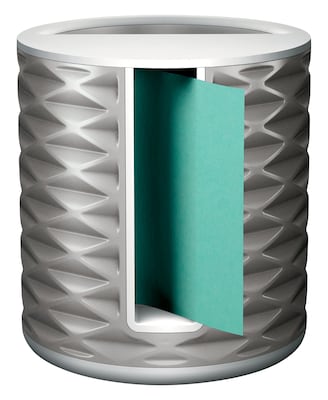 Post-it Pop-up Vertical Dispenser for 3 x 3 Notes, White/Grey (ABS-330-W)