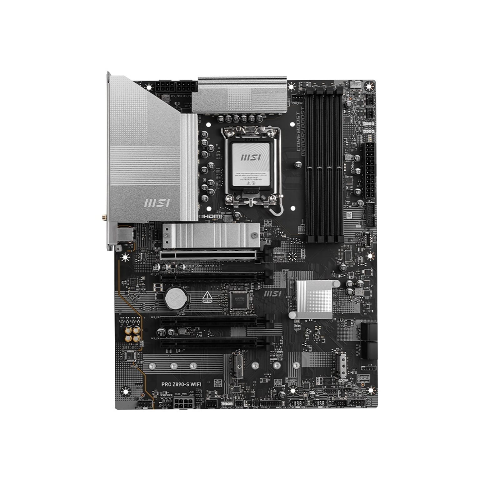 MSI PRO Z890-S WIFI (Socket LGA 1851) ATX Intel Core Ultra Motherboard (Z890SWIFI)