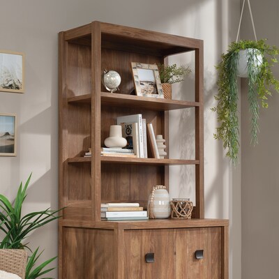 Sauder Cannery Bridge 32"W Desktop Hutch, Sindoori Mango (429554)