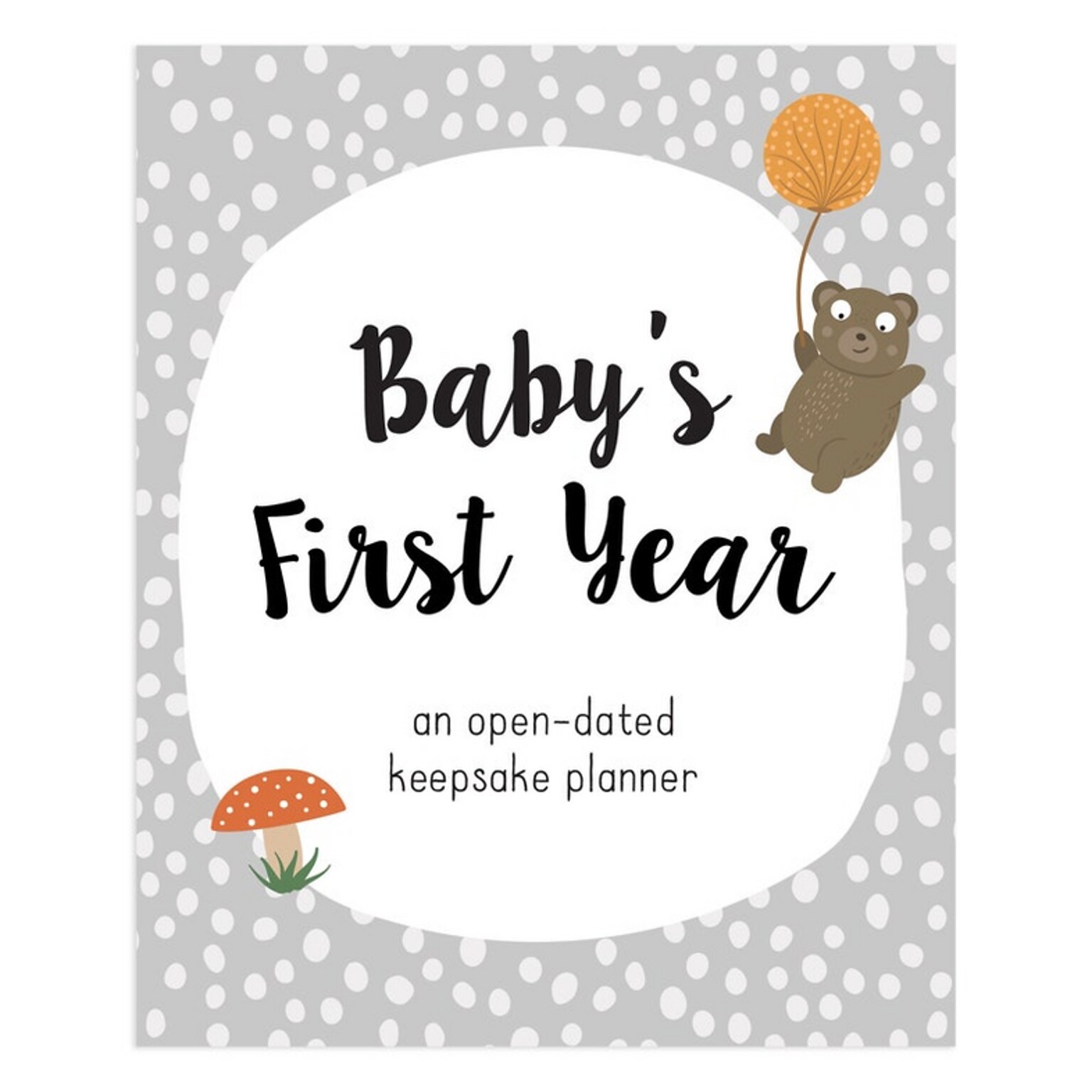 TF Publishing Baby 1st year 9 x 11 Undated Planner, Paperboard Cover, Multicolored (99-1022)