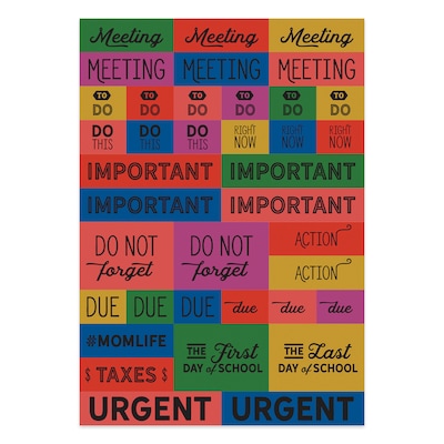 TF Publishing Mom Life Planning Stickers, Assorted Colors, 190 Stickers/Pack (99-2105)