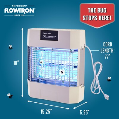 Flowtron Electric Diplomat Indoor Bug Zapper, 1200 sq. ft. Coverage, 80W UV Light (FLWFC7600)