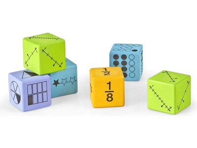 hand2mind Multiple Representation Fraction Dice (91268)