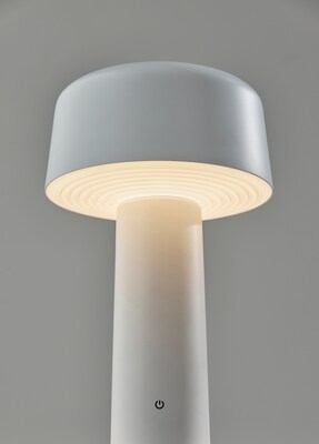 Adesso Lenny LED Table Lamp, White (4094-02)