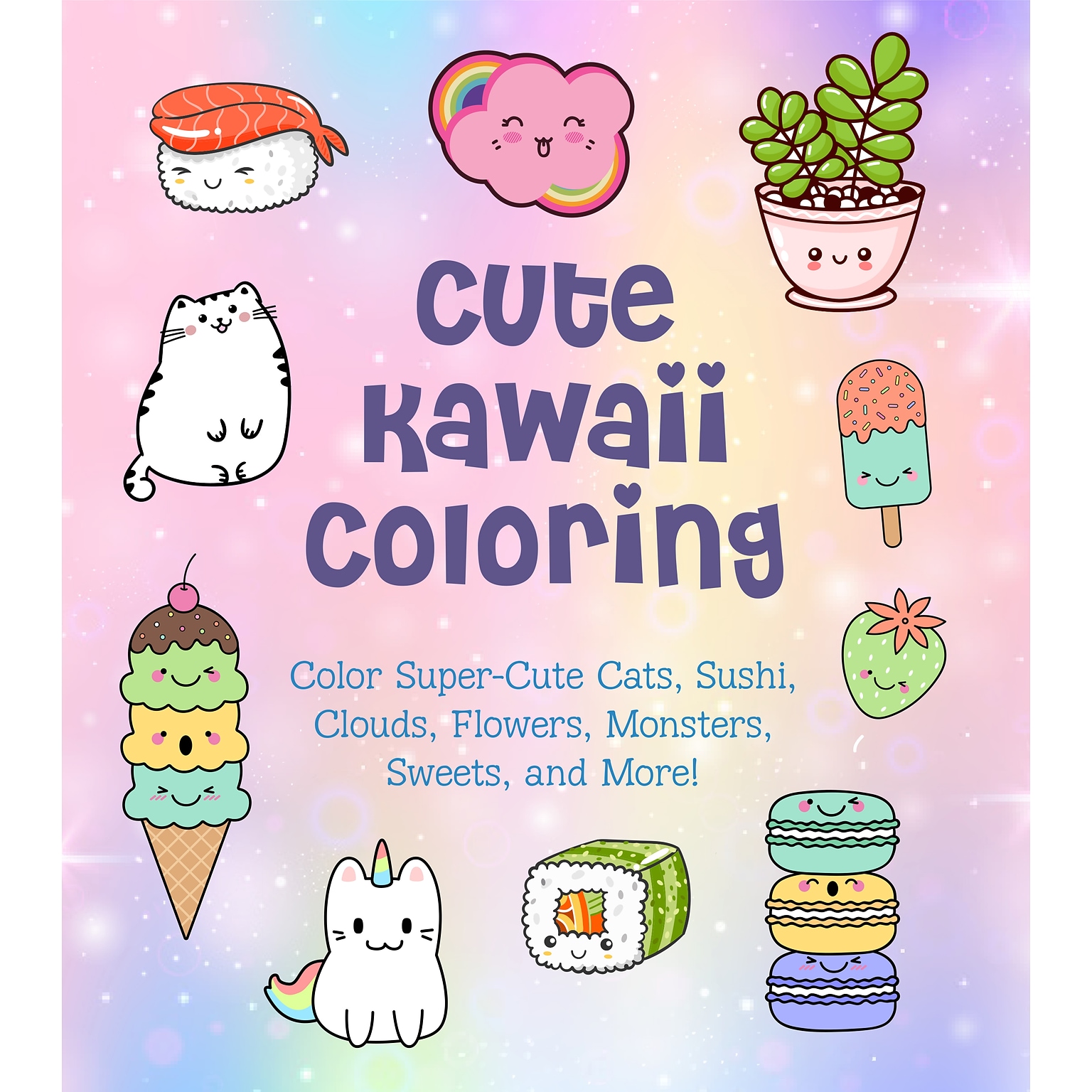 Quarto Cute Kawaii Coloring Book, 128 Pages (9780785839378)