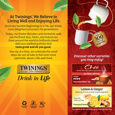 Twinings Chai Tea Bags, 25/Box (TNA51730)