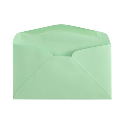 JAM Paper #6 3/4 Invitation Envelope, 3 5/8 x 6 1/2, Light Green, 1000/Carton (457611417)