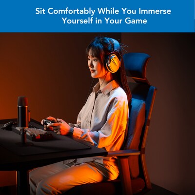 Mount-It! Ergo Collection Memory Foam Full-Back Cushion, Black (MI-1106)