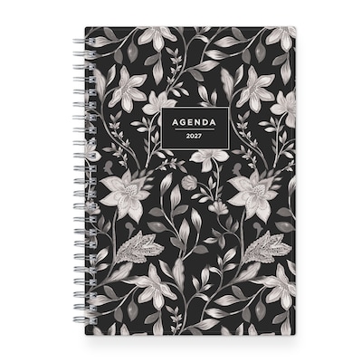 2027 Blue Sky 5 x 8 Weekly & Monthly Planner, Black/White (164014)