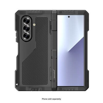 SaharaCase Raider Series Phone Case for Samsung Galaxy Z Fold7, Shock Absorbing, Scorpion Black (CP00883)