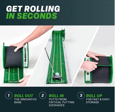 Perfect Practice Golf Putting Mat with Ball Return (PP-61563-1)
