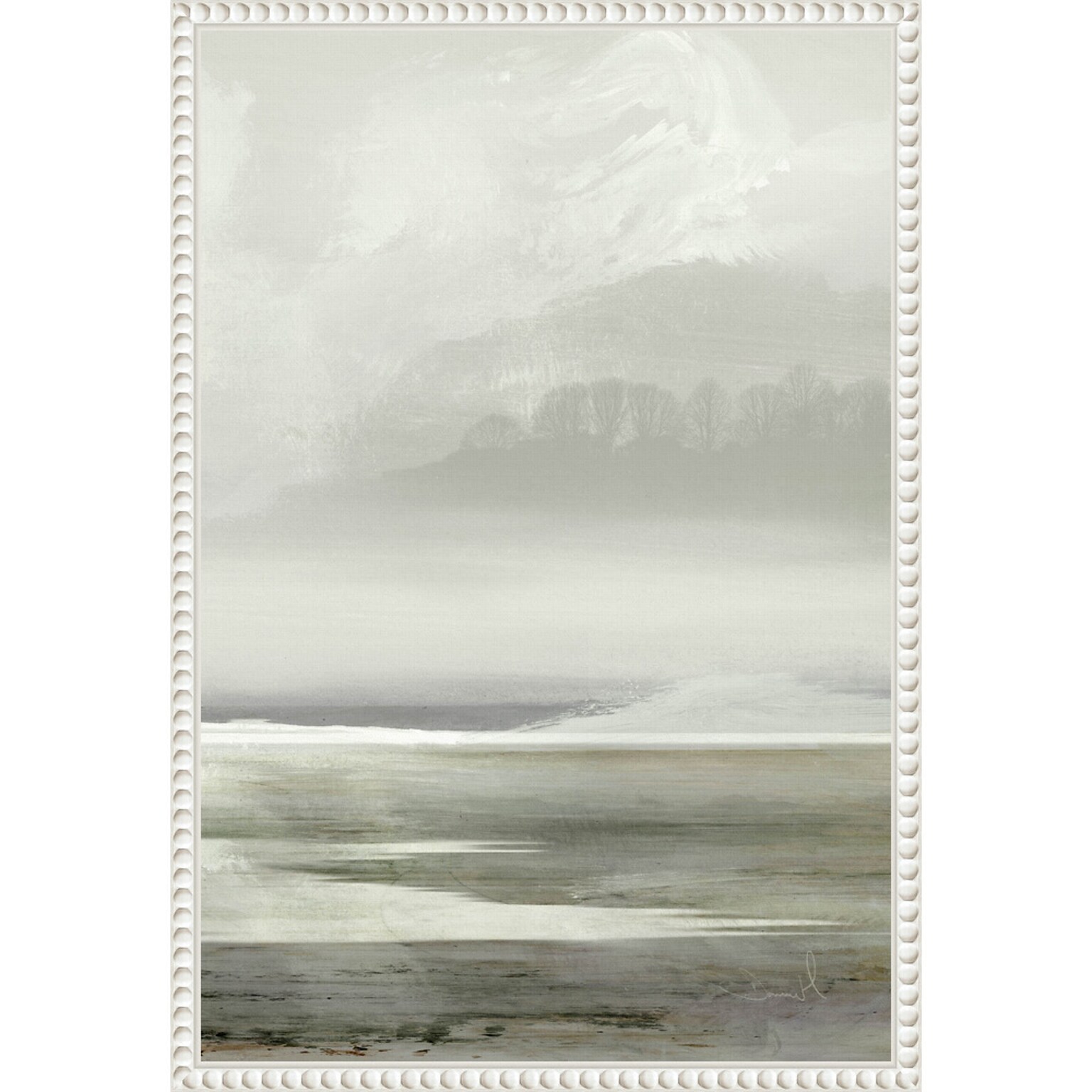 Amanti Art Lakes No2 by Dan Hobday Framed Canvas Wall Art Print, 16 x 23 (A42678302530)