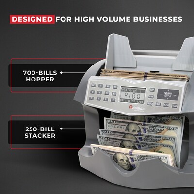 Cassida Advantec HD Bill Counters, Gray (75U)