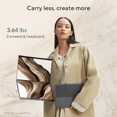 ASUS Zenbook DUO 14" Dual Touchscreen  OLED Laptop, Copilot+ PC, Intel Core Ultra 9-386H (2026), 32GB RAM, 1TB SSD, Win 11 Home