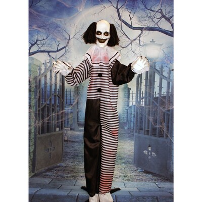 Haunted Hill Farm Life-Size Animatronic Clown (HHCLOWN-11FLSA)