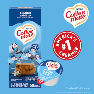 COFFEE-MATE French Vanilla Liquid 4(50x0.375 fl oz)