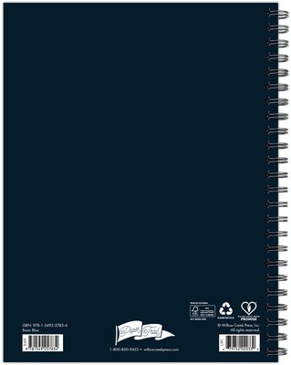 2026 Willow Creek 6.5 x 8.5 Weekly & Monthly Planner, Paperboard Cover, Basic Blue (57834)
