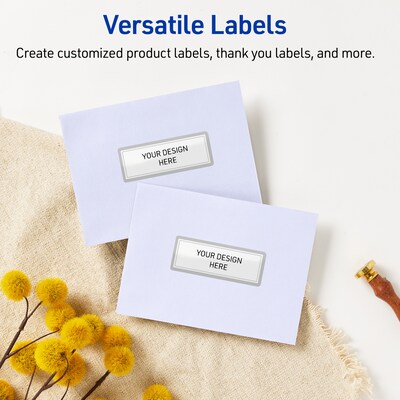 Avery Laser/Inkjet Rectangle Multipurpose Labels, 1" x 2-5/8", White, 40/Pack (S00-F36)