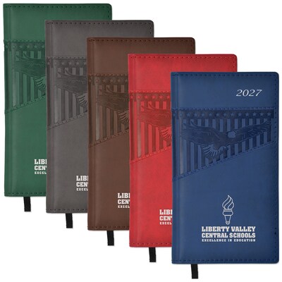 Custom Duo Patriot Pocket Weekly Calendar