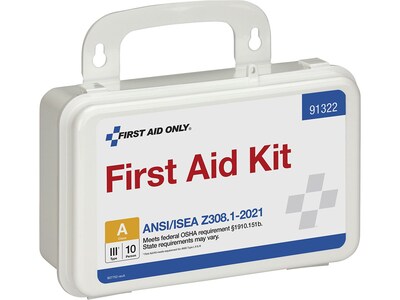 First Aid Only First Aid Kits, 76 Pieces, White(91322)