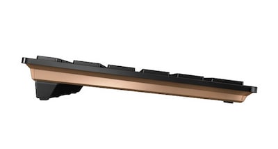 Cherry DW 9100 Slim Wireless Keyboard and Optical Mouse Combo, Black/Bronze (JD-9100US-2)