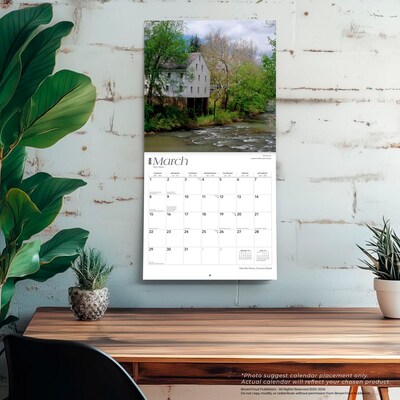 2026 BrownTrout Take Me Home Country Roads West Virginia Places 12" x 12" Monthly Wall Calendar (9798330705764)