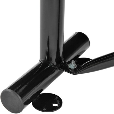 Global Industrial 6' Outdoor Steel Flat Bench, Expanded Metal, Blue (277156BL)