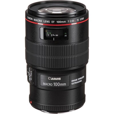 Canon EF 100mm f/2.8L Macro IS USM Lens (3554B002)