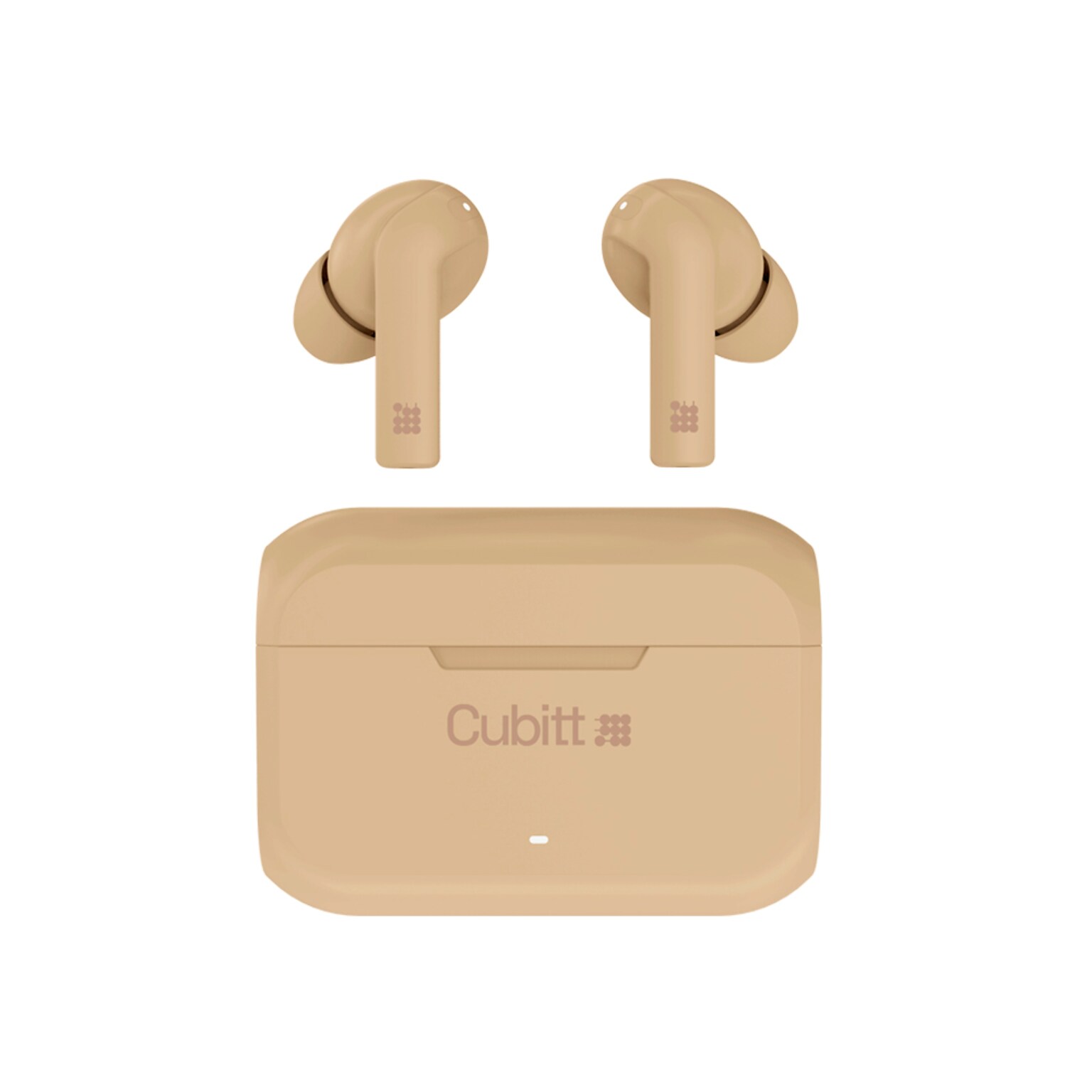 Cubitt Gen 2 Wireless Active Noise Canceling Earbuds, Bluetooth, Beige (CTEG2-9)