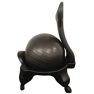 Bintiva Stability Ball Chair, Adult, Black (BNVBLCHRBLK)
