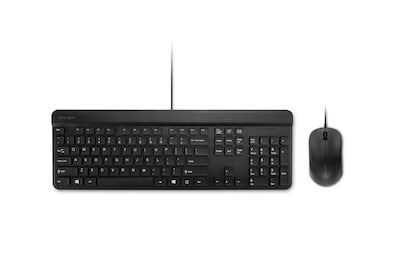 Kensington KM201 Simple Solutions Wired Keyboard and Optical Mouse Combo (K72483TAA)
