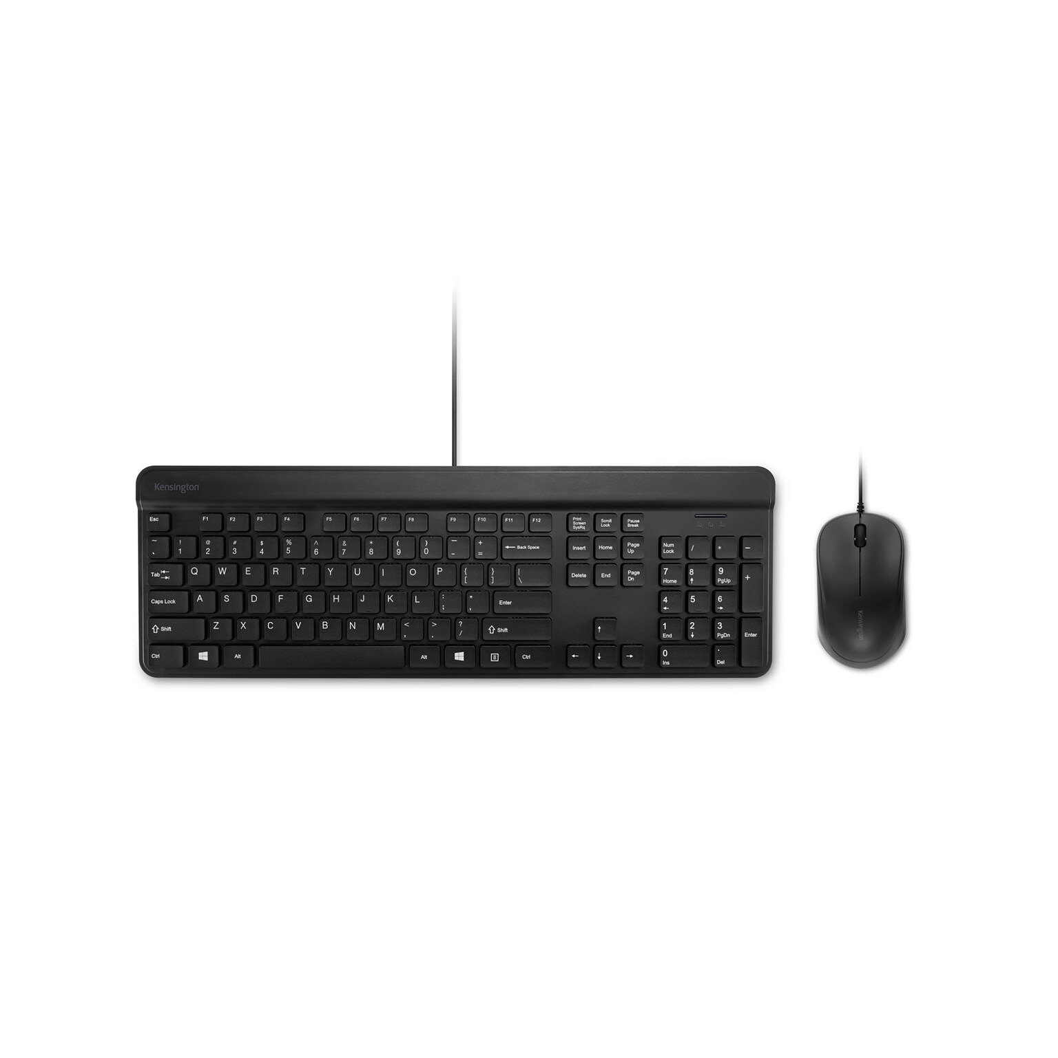 Kensington KM201 Simple Solutions Wired Keyboard and Optical Mouse Combo (K72483TAA)
