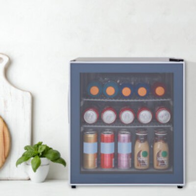 Avanti See-Through Door Refrigerator, 1.6 Cu. Ft., Black (ARBC17T2PG)
