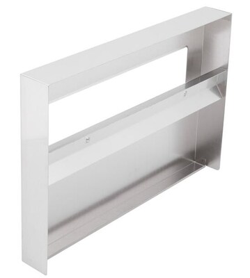Bobrick Toilet Seat Cover Dispenser, 15 3/4 x 2 x 11, Stainless Steel (BOB221)