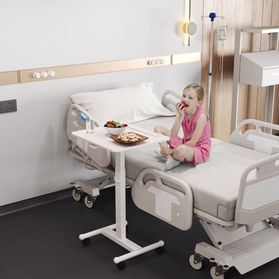 Flexispot Mobile Table Cart, White (MT3W-E)