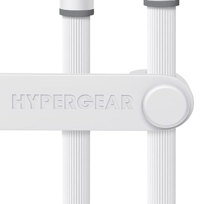 HyperGear Flexi Pro USB-A to USB-C Soft-Touch Silicone Charge and Sync Cable, 10 ft., White (15911)