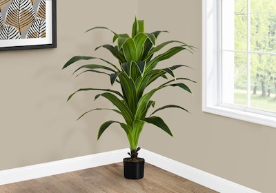 Monarch Specialties Inc. 47" Artificial Dracaena Tree in Pot (I 9542)
