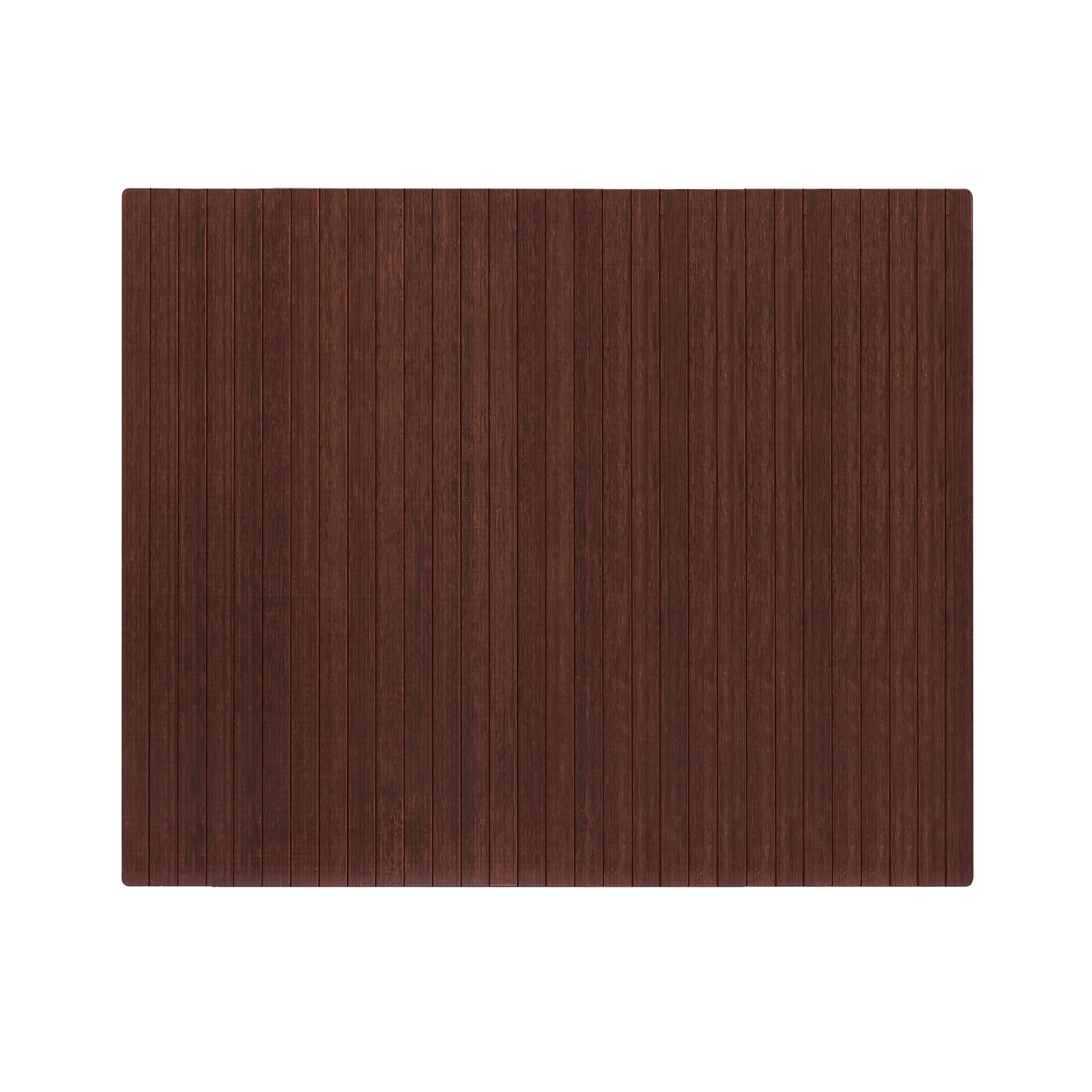 Anji Mountain Standard Bamboo Carpet & Hard Floor Chair Mat, 48 x 60, Dark Cherry (AMB24043)