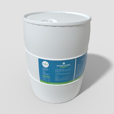 Simpleaf Clean Kitchen Cleaner & Degreaser Concentrate, Citrus Zest, 30 Gallon (SKCPL0130GCZCon)