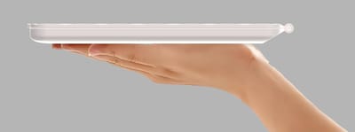 LED Vanity Travel Mirror, Touch Dimming, 3 Color Lights