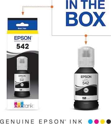 Epson T542 Black Ultra High Yield Ink Bottle (T542120-S)