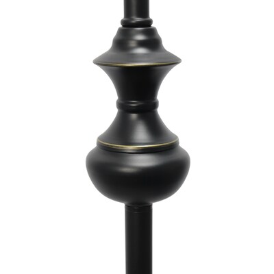 Lalia Home Homely 60"/26" Restoration Bronze Three-Piece Floor/Table Lamp Set with Bell Shades (LHS-1007-RZ)