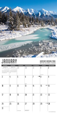 2027 Willow Creek Travel Junkie 12" x 12" Monthly Wall Calendar, Assorted Colors (62654)