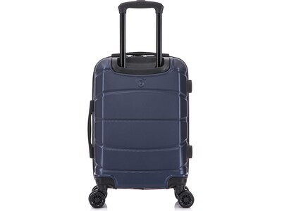 DUKAP Sense 21.45" Hardside Suitcase, 4-Wheeled Spinner, Blue (DKSEN00S-BLU)