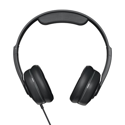 Skullcandy Cassette Junior Over-Ear Headphones with Microphone, Black (S5CSY-N003)