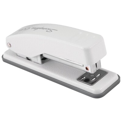 Swingline Cub Reduced-Effort Desktop Stapler, 20-Sheet Capacity, Arctic White (S701067)